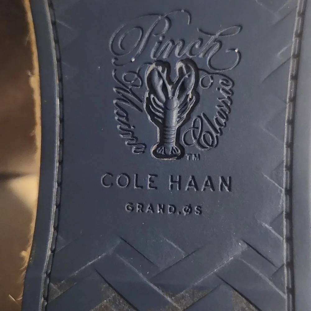 COLE HAAN Women's Navy Blue Espadrille Without Laces Flats Size 10B